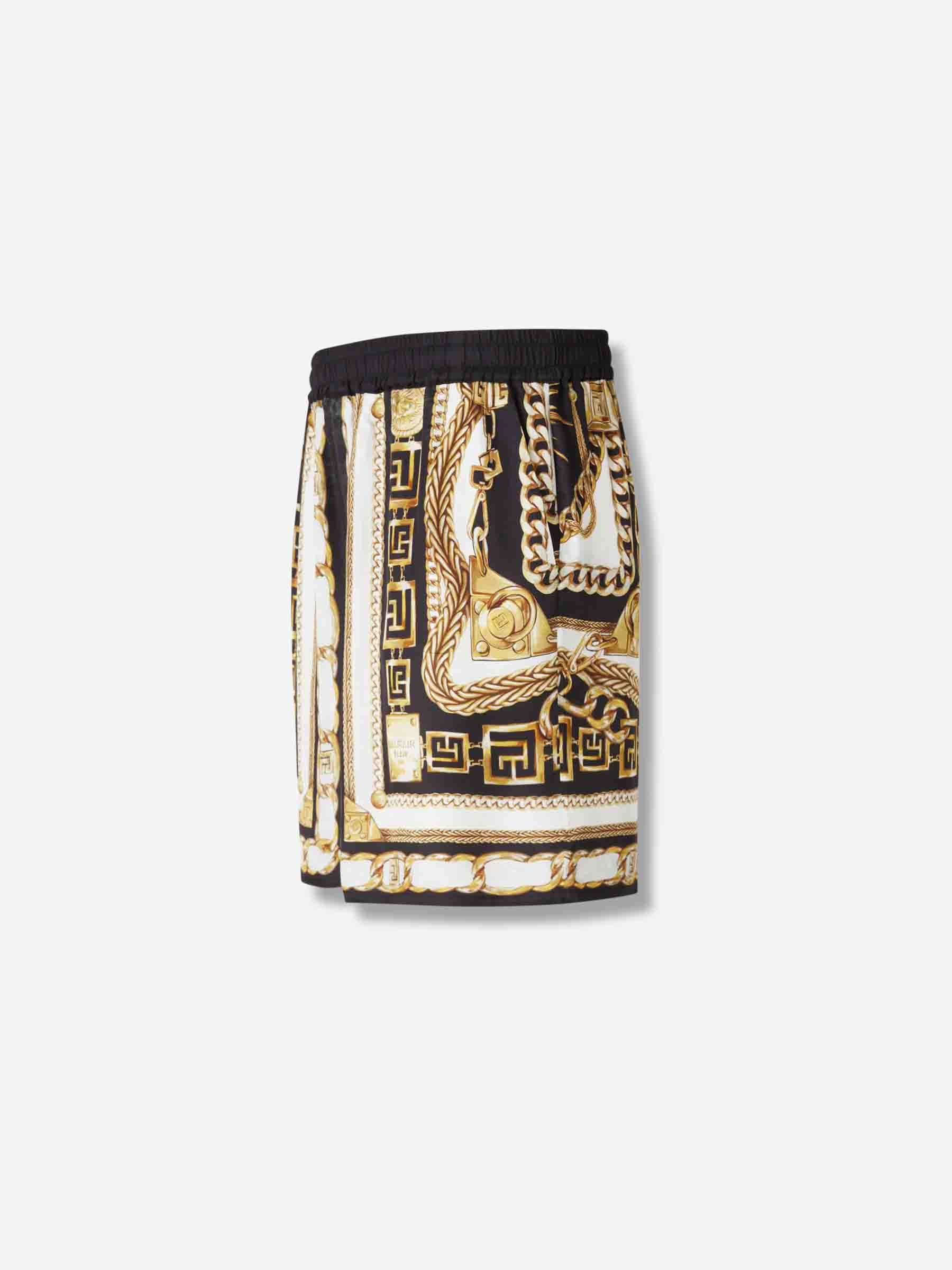 Balmain Hombre Barcelona Bermudas Estampadas color Dorado sku 523-001207 01 - Foto 2