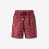 Amiri Hombre Barcelona Bermudas Estampadas Seda color Burdeos sku 523-001215 01 - Foto 1