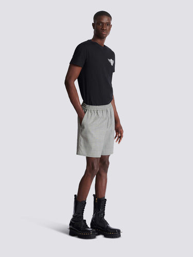 Balmain Hombre Barcelona Bermudas Anchas Satén color Blanco Y Negro sku 523-001226 01 - Foto 2