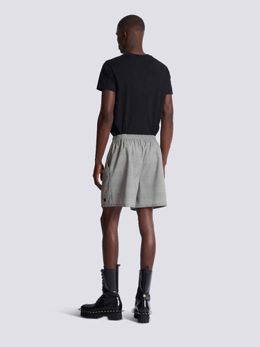 Balmain Hombre Barcelona Bermudas Anchas Satén color Blanco Y Negro sku 523-001226 01 - Foto 3