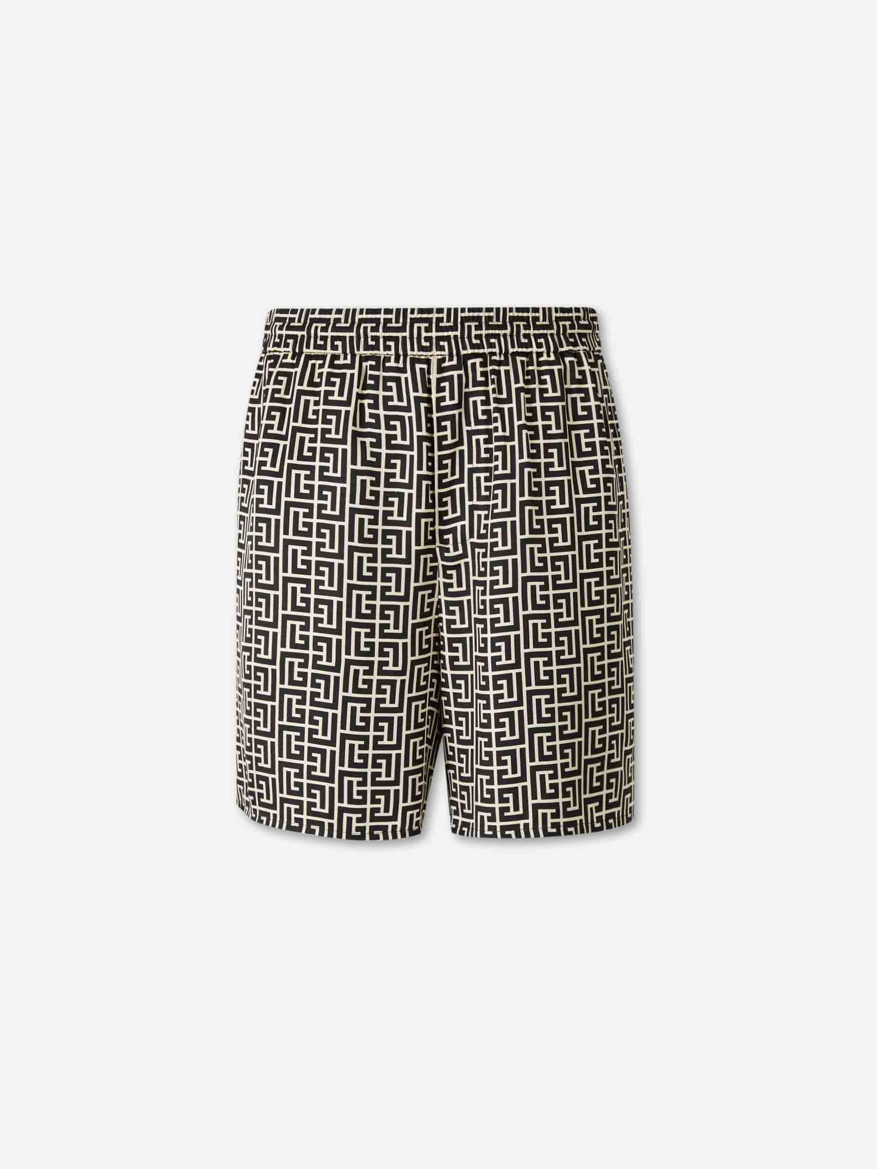 Balmain Hombre Barcelona Bermudas Monograma color Negro sku 523-001229 01 - Foto 1