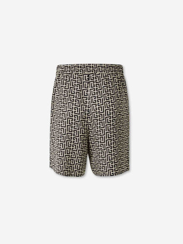 Balmain Hombre Barcelona Bermudas Monograma color Negro sku 523-001229 01 - Foto 3