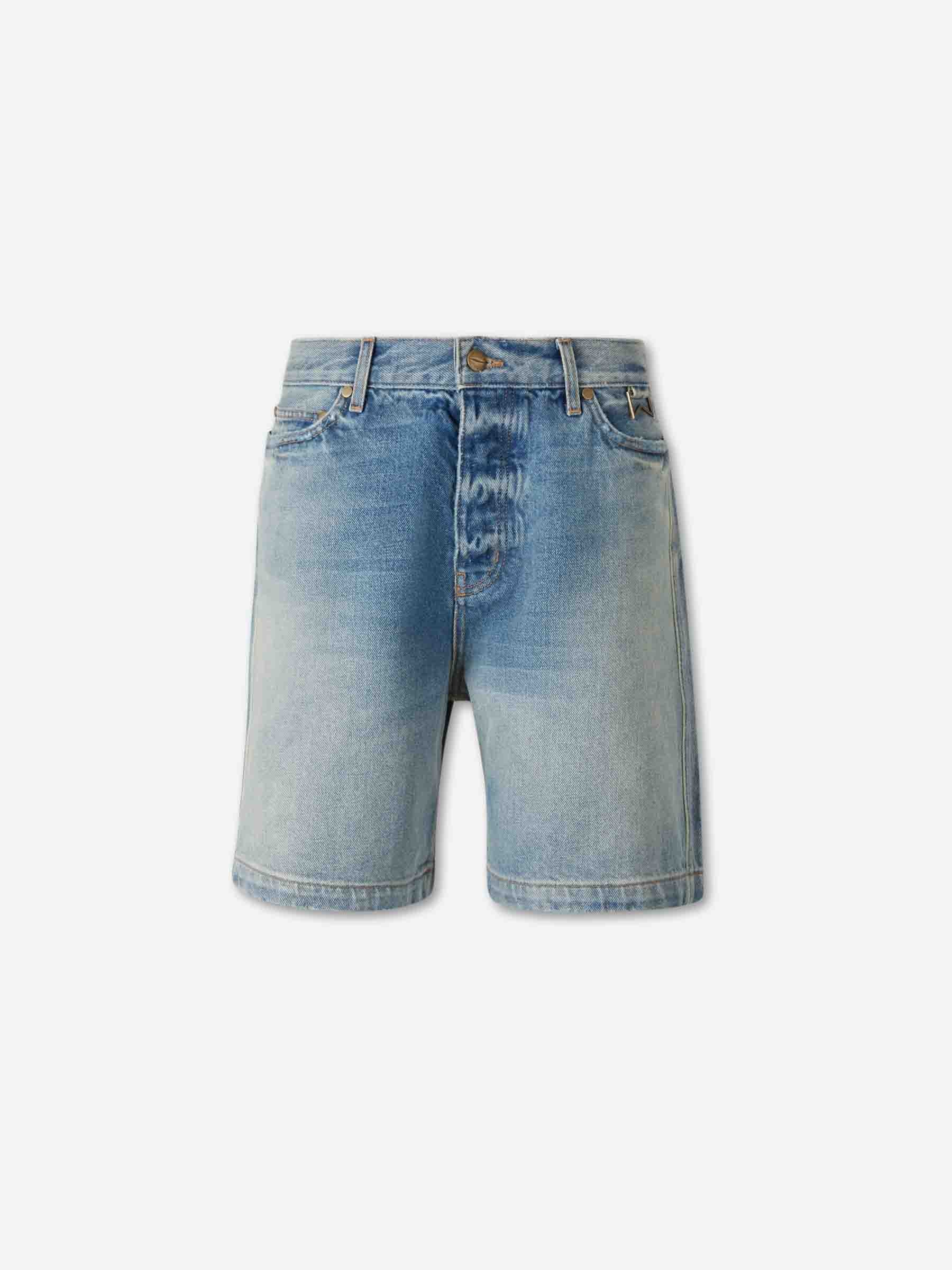 Rhude Hombre Barcelona Bermudas Denim Traxedo color Azul Denim sku 523-001232 01 - Foto 1