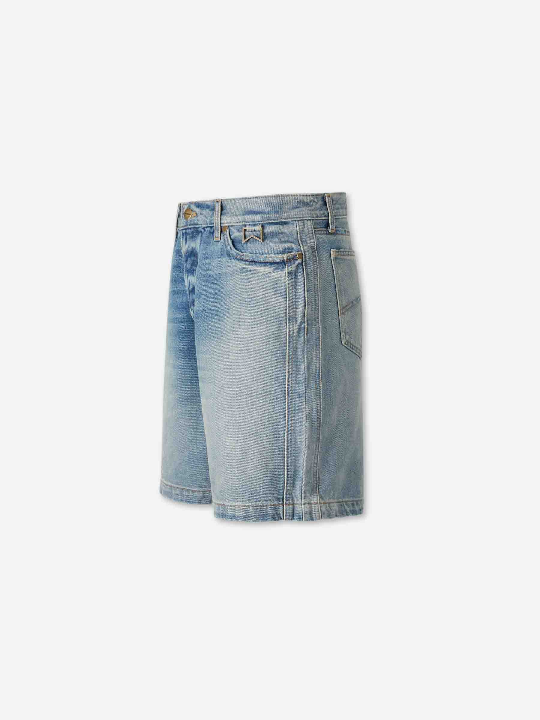 Rhude Hombre Barcelona Bermudas Denim Traxedo color Azul Denim sku 523-001232 01 - Foto 2