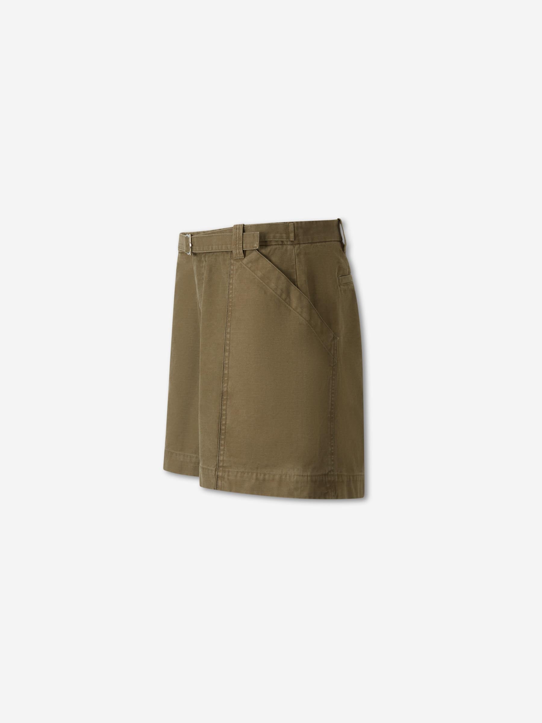 Wales Bonner Hombre Barcelona Bermudas Algodón color Verde Militar sku 523-001233 01 - Foto 2
