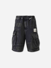 Maison Mihara Yasuhiro Hombre Barcelona Bermudas Cargo color Negro sku 523-001234 01 - Foto 1