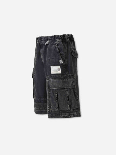 Maison Mihara Yasuhiro Hombre Barcelona Bermudas Cargo color Negro sku 523-001234 01 - Foto 2