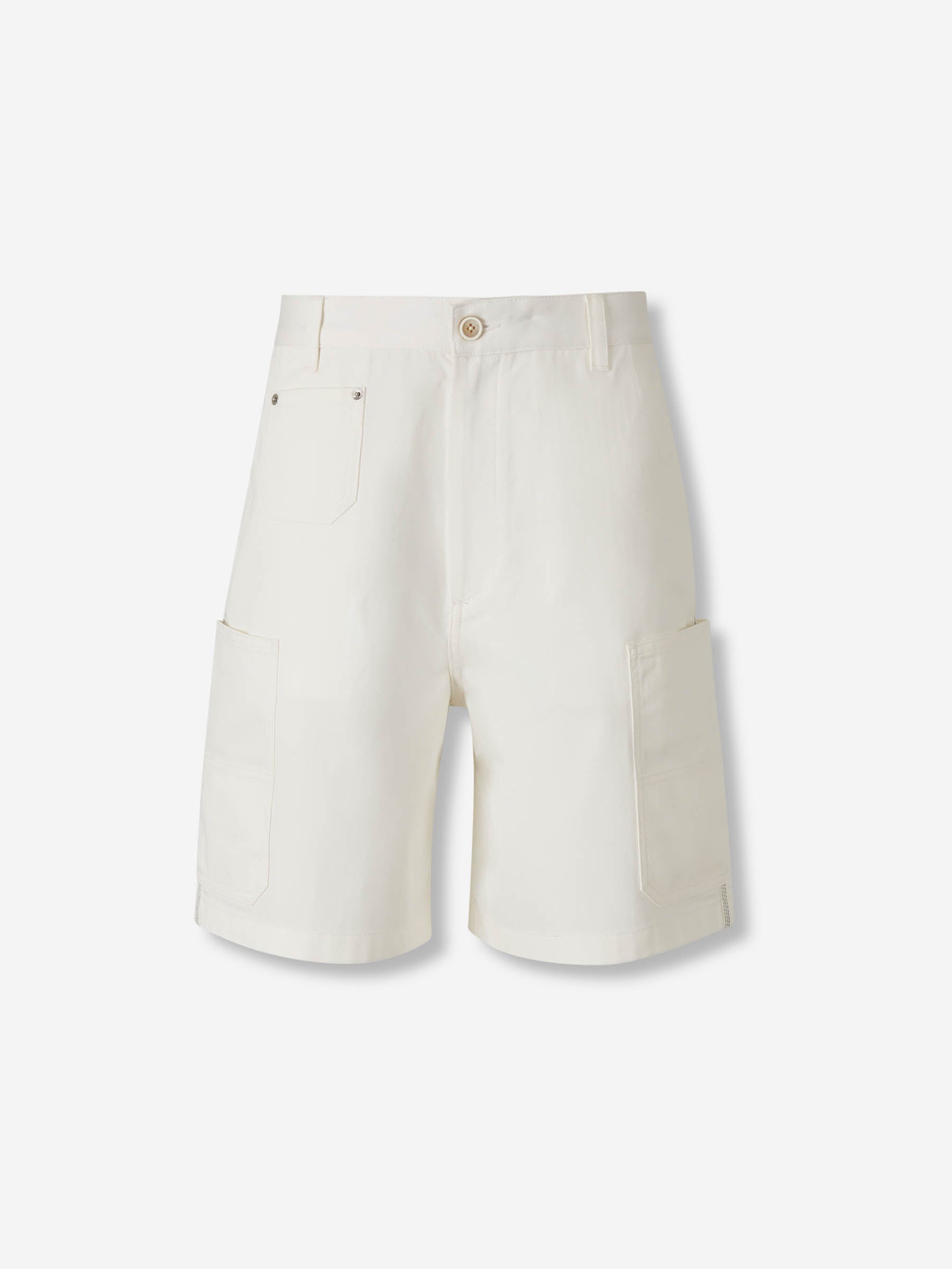 Givenchy Hombre Barcelona Bermudas Cargo Algodón color Blanco sku 523-001237 01 - Foto 1
