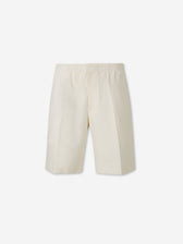 Zegna Hombre Barcelona Bermudas Lisas Lino color Crema sku 523-001238 01 - Foto 1