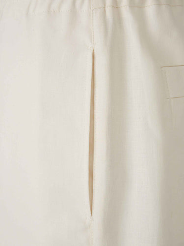 Zegna Hombre Barcelona Bermudas Lisas Lino color Crema sku 523-001238 01 - Foto 4