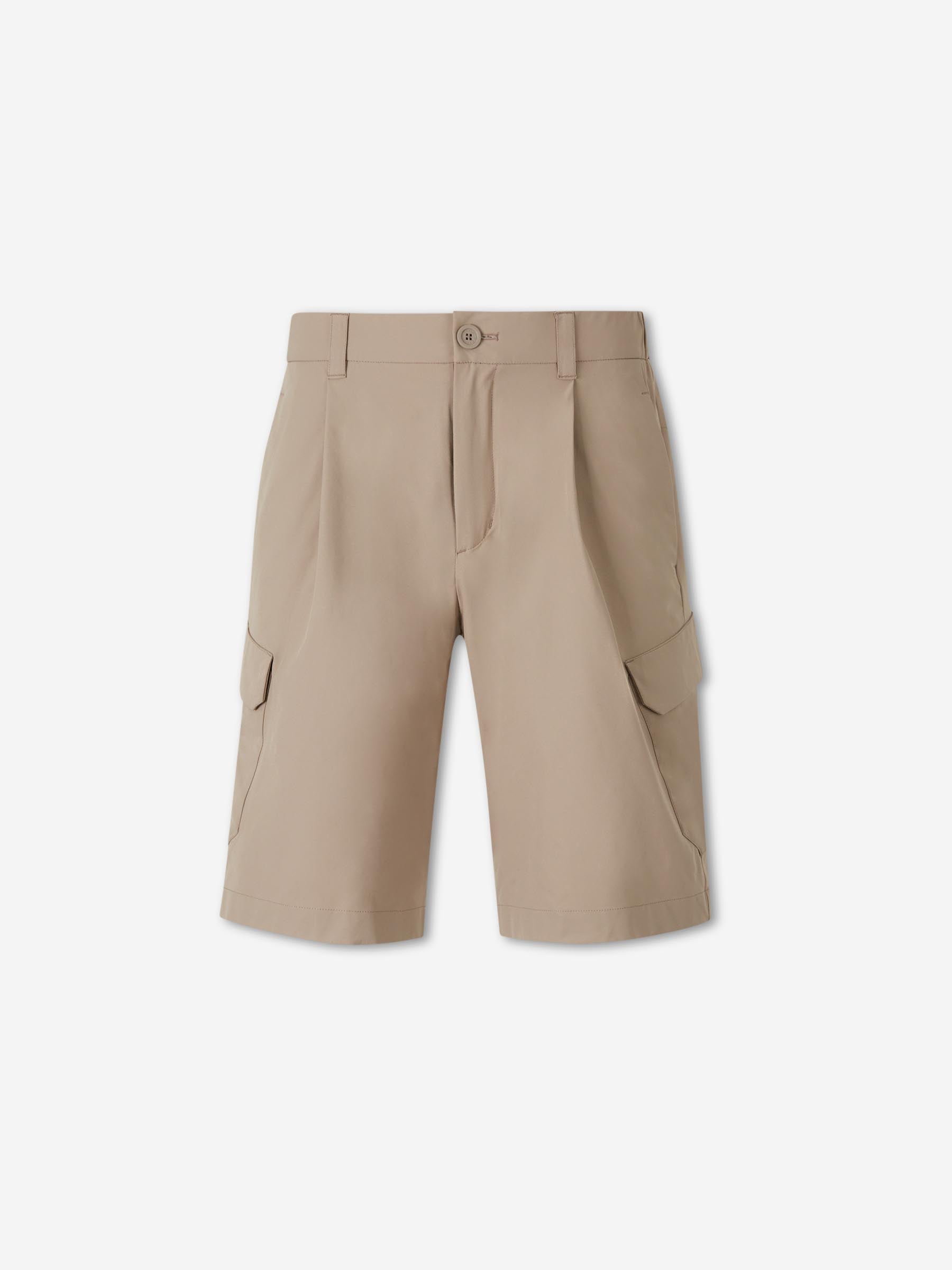Herno Hombre Barcelona Bermudas Técnico Cargo color Beige sku 523-001239 01 - Foto 1