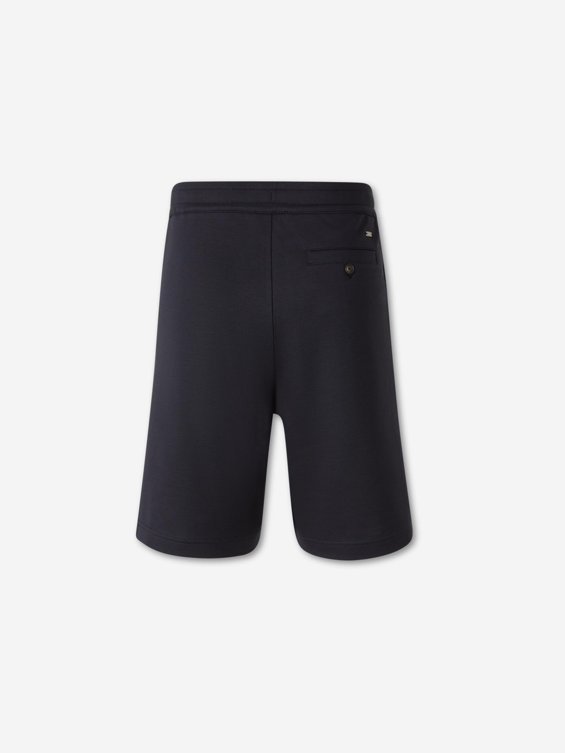 Herno Hombre Barcelona Bermudas Punto Algodón color Azul Noche sku 523-001240 01 - Foto 2