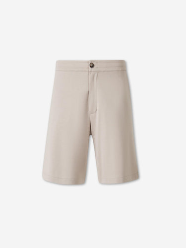 Herno Hombre Barcelona Bermudas Punto Algodón color Beige sku 523-001240 02 - Foto 1