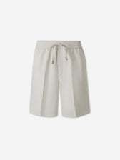 Brioni Hombre Barcelona Bermudas Rectas color Lino sku 523-001252 01 - Foto 1