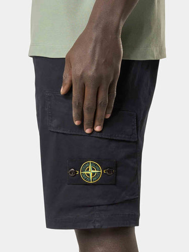 Stone Island Hombre Barcelona Bermudas Cargo Algodón color Azul Noche sku 523-001257 01 - Foto 4