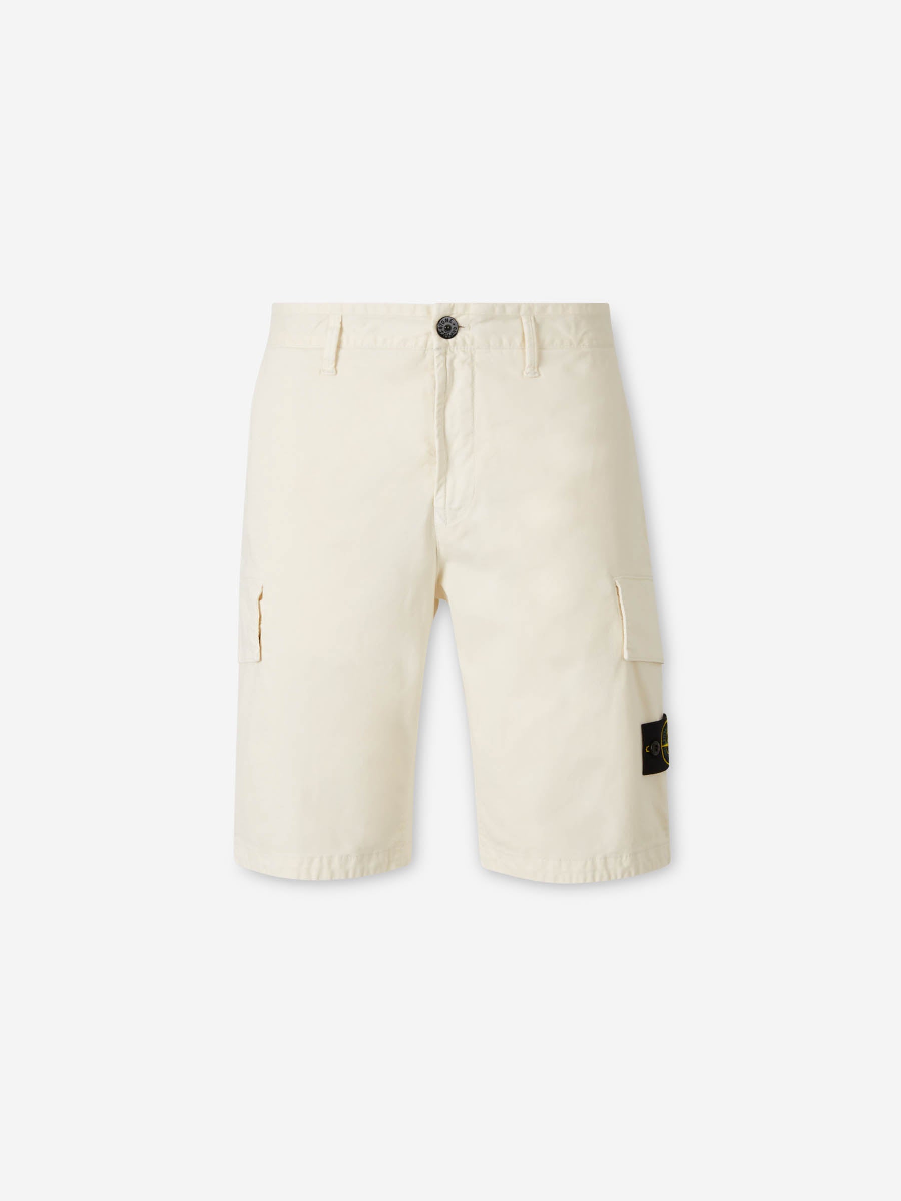 Stone Island Hombre Barcelona Bermudas Cargo Algodón color Crema sku 523-001257 02 - Foto 1