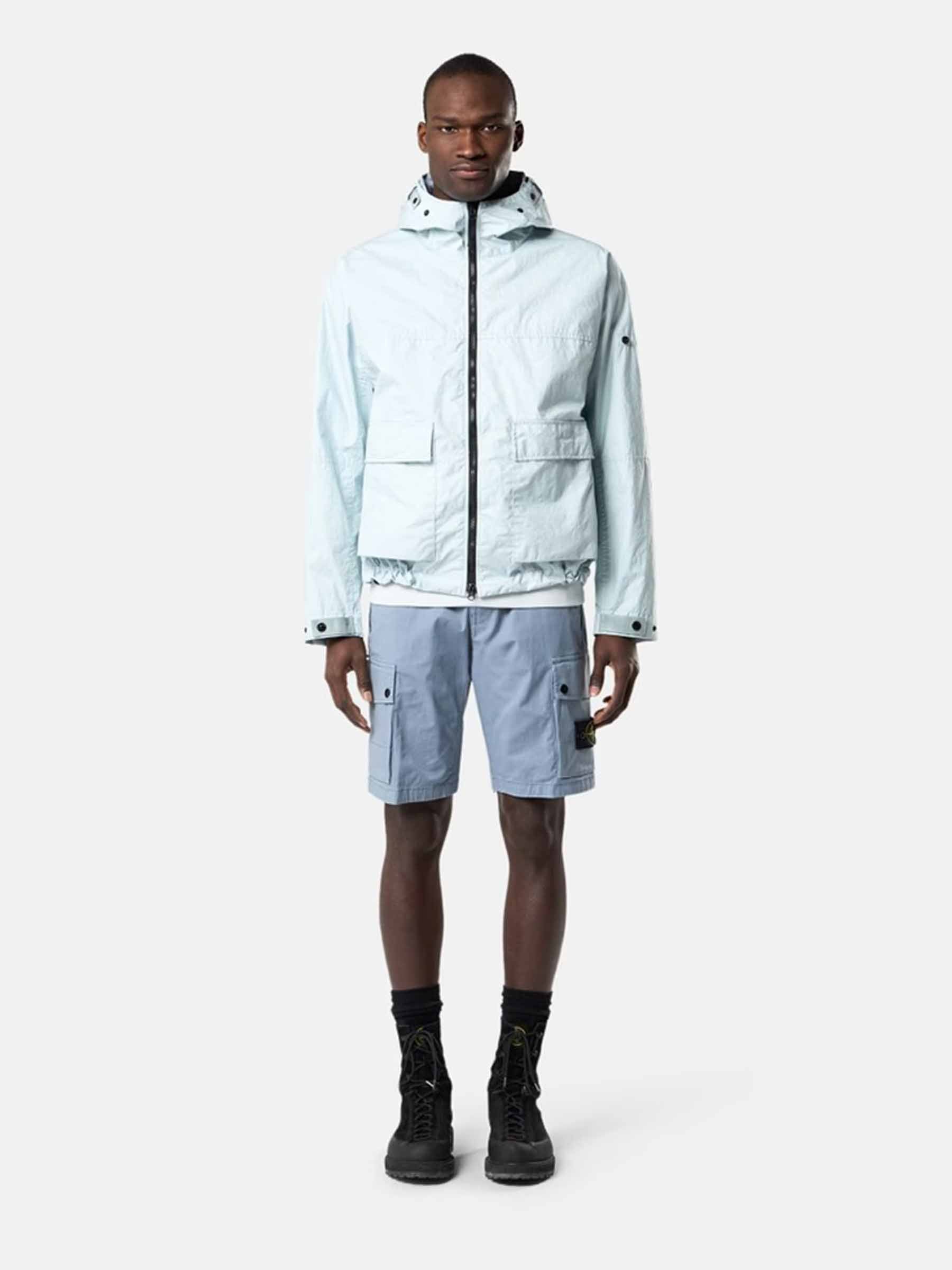 Stone Island Hombre Barcelona Bermudas Cargo Algodón color Azul Celeste sku 523-001259 01 - Foto 2