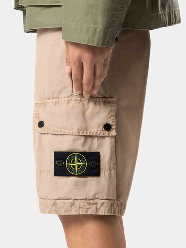 Stone Island Hombre Barcelona Bermudas Cargo Algodón color Camel sku 523-001260 01 - Foto 4