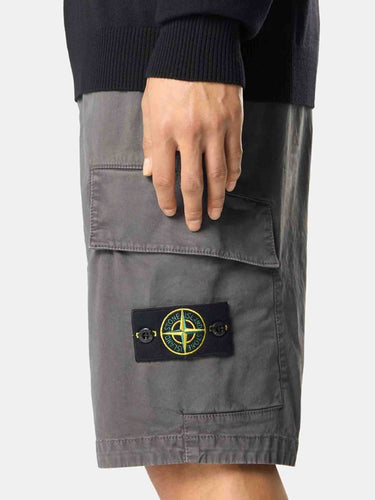 Stone Island Hombre Barcelona Bermudas Cargo Técnicas color Gris Oscuro sku 523-001261 01 - Foto 4