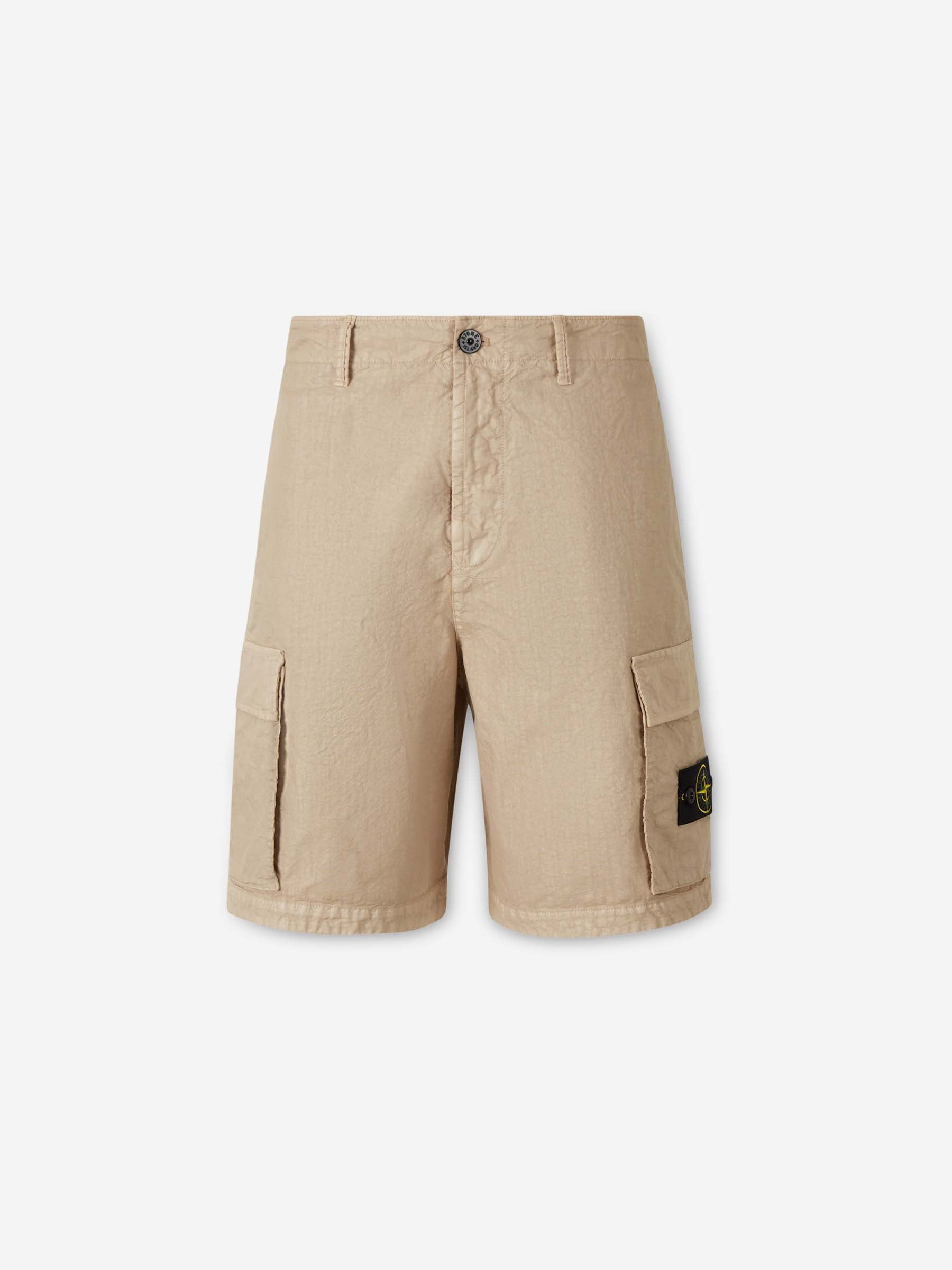 Stone Island Hombre Barcelona Bermudas Cargo Algodón color Beige sku 523-001262 01 - Foto 1