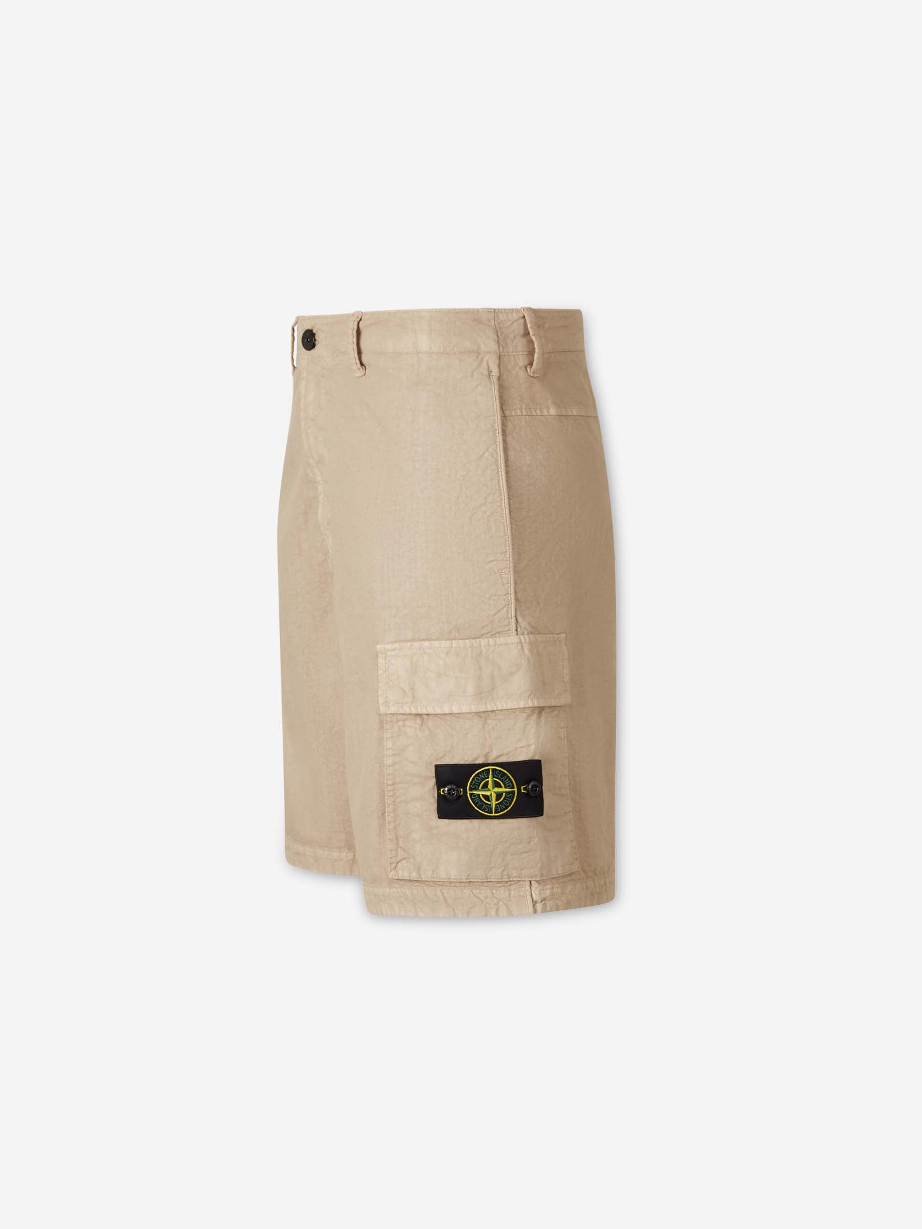 Stone Island Hombre Barcelona Bermudas Cargo Algodón color Beige sku 523-001262 01 - Foto 2