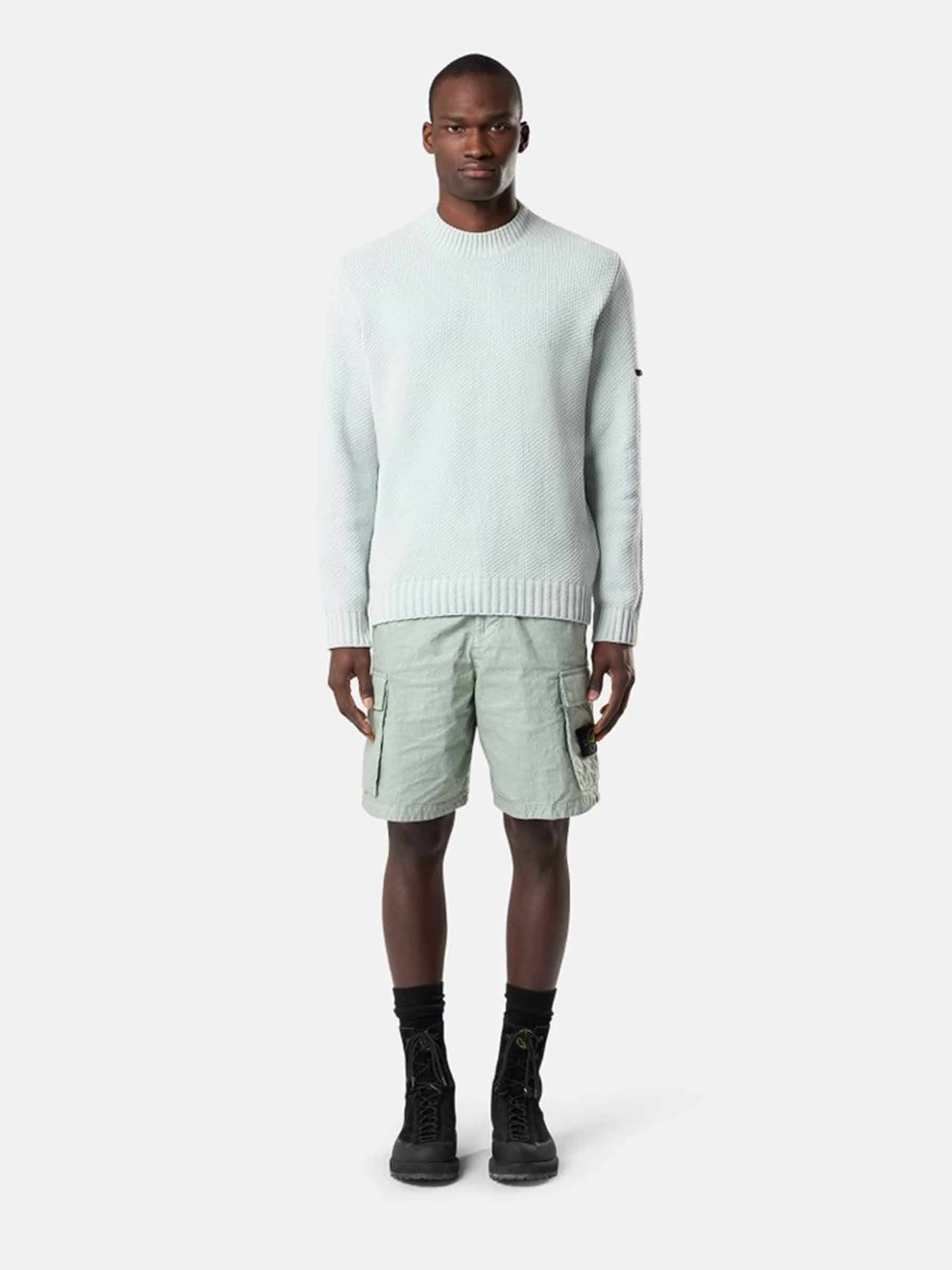 Stone Island Hombre Barcelona Bermudas Cargo Algodón color Verde sku 523-001262 02 - Foto 2