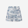 Amiri Hombre Barcelona Bermudas Motivo Palmeras color Azul Celeste sku 523-001266 01 - Foto 1