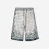 Amiri Hombre Barcelona Bermudas Casual Estampadas color Verde sku 523-001267 01 - Foto 1