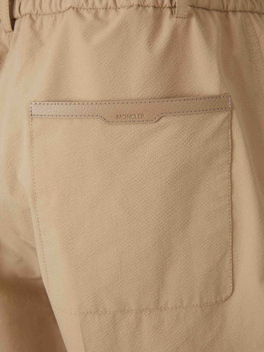 Moncler Hombre Barcelona Bermudas Seersucker color Camel sku 523-001274 01 - Foto 4