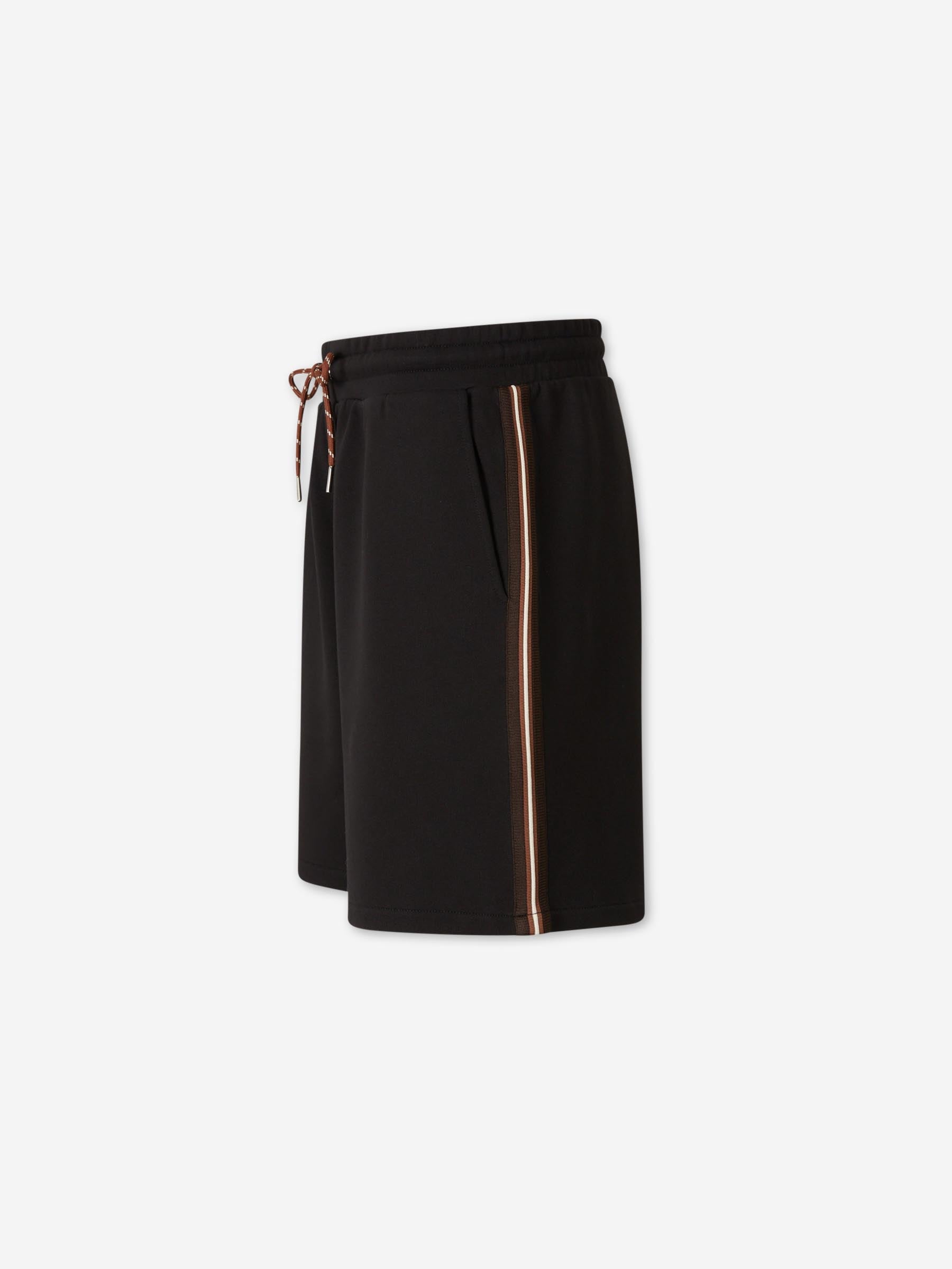 Moncler Hombre Barcelona Bermudas Algodón Logo color Negro sku 523-001275 01 - Foto 2