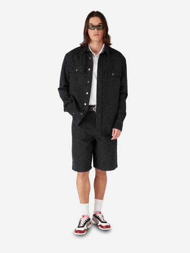 Casablanca Hombre Barcelona Bermudas Denim Monogram color Negro sku 523-001284 01 - Foto 2