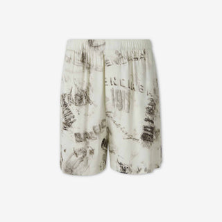 Balenciaga Hombre Barcelona Bermudas Anchos Graphite color Gris sku 523-001286 01 - Foto 1