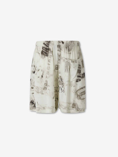 Balenciaga Hombre Barcelona Bermudas Anchos Graphite color Gris sku 523-001286 01 - Foto 3