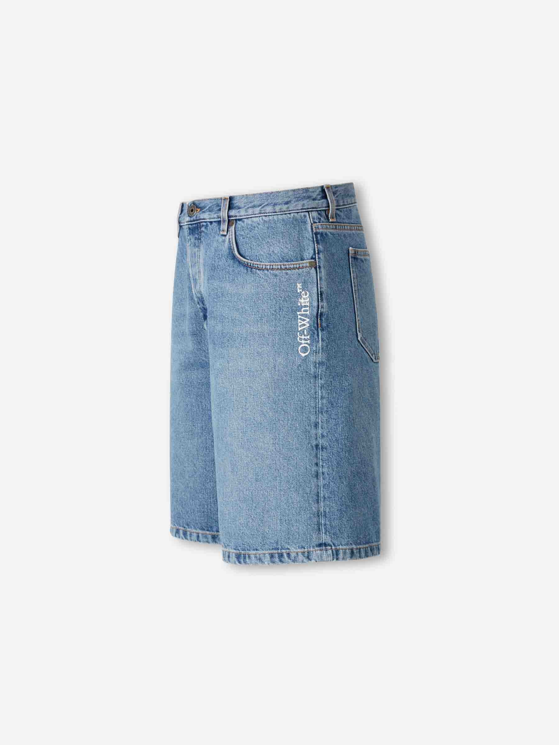 Off-White  Barcelona Bermudas Denim color Azul Denim sku 523-001293 01 - Foto 2