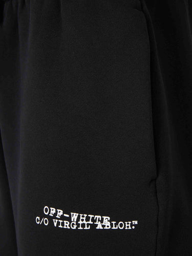 Off-White Hombre Barcelona Bermudas Felpa Algodón color Negro sku 523-001295 01 - Foto 4
