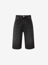 Ami Paris Hombre Barcelona Bermudas Denim Algodón color Negro sku 523-001298 01 - Foto 1
