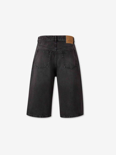 Ami Paris Hombre Barcelona Bermudas Denim Algodón color Negro sku 523-001298 01 - Foto 2