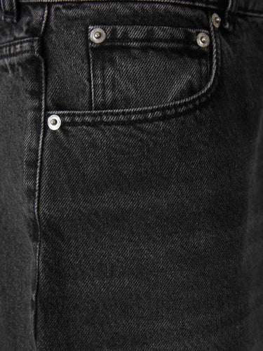 Ami Paris Hombre Barcelona Bermudas Denim Algodón color Negro sku 523-001298 01 - Foto 3