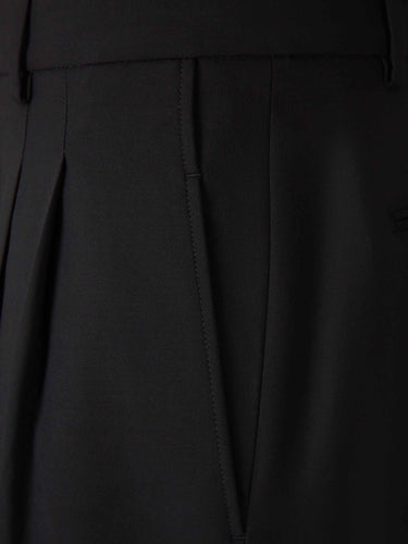 Ami Paris Hombre Barcelona Bermudas Pinzas Lana color Negro sku 523-001302 01 - Foto 4