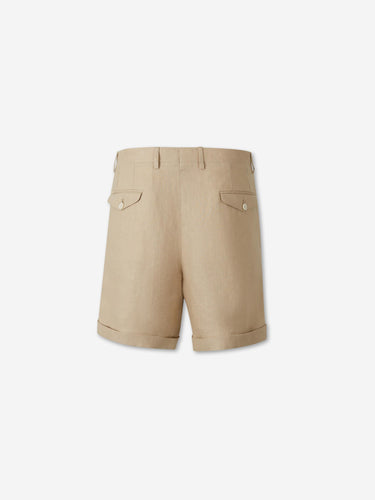 Lardini Hombre Barcelona Bermudas Corte Recto color Camel sku 523-001314 01 - Foto 2