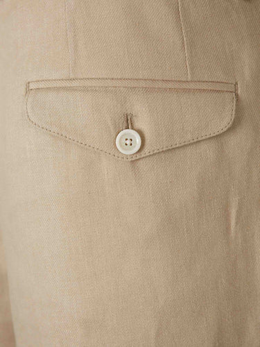 Lardini Hombre Barcelona Bermudas Corte Recto color Camel sku 523-001314 01 - Foto 4