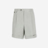 Lardini Hombre Barcelona Bermudas Lino Pinzas color Verde Manzana sku 523-001314 02 - Foto 1