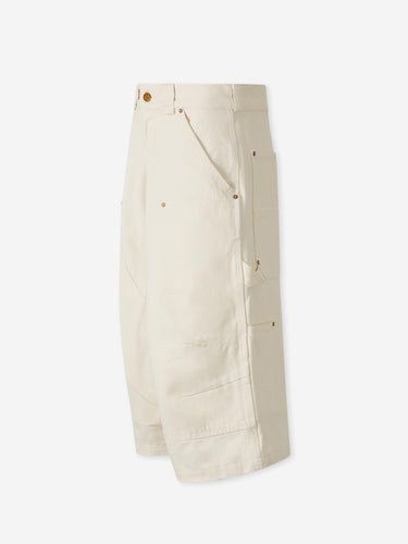 Willy Chavarria Hombre Barcelona Bermudas Baggy Workwear color Crema sku 523-001316 01 - Foto 2