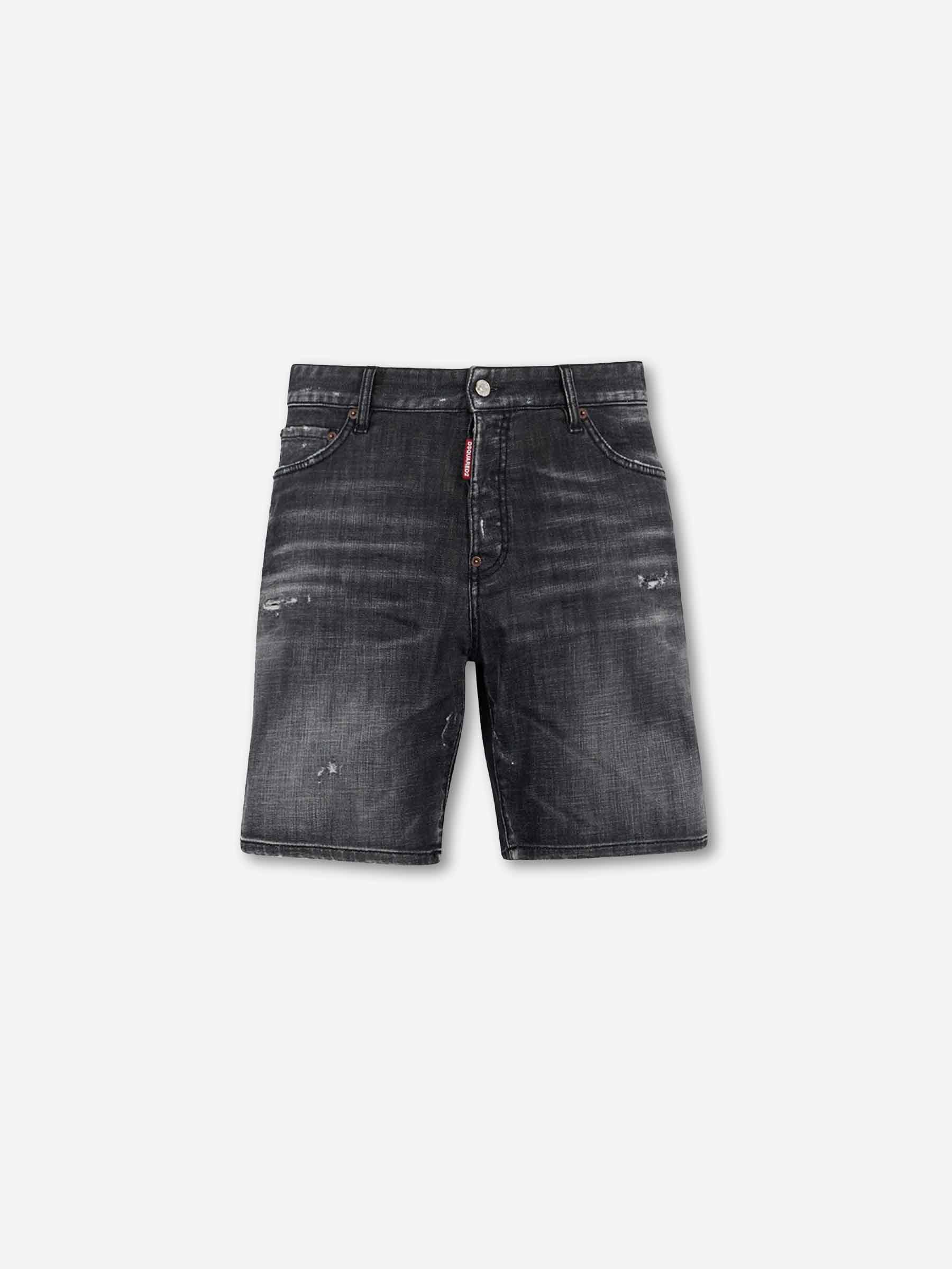 Dsquared2 Hombre Barcelona Bermudas Denim Rectas color Negro sku 523-001321 01 - Foto 1