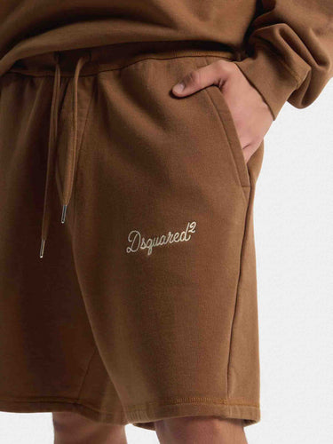 Dsquared2 Hombre Barcelona Bermudas Logo Algodón color Marrón sku 523-001323 01 - Foto 4