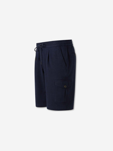 Gran Sasso Hombre Barcelona Bermudas Lisas color Azul Noche sku 523-001332 02 - Foto 2