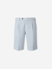 PT01 Hombre Barcelona Bermudas Casual Pinzas color Azul Celeste sku 523-001338 01 - Foto 1