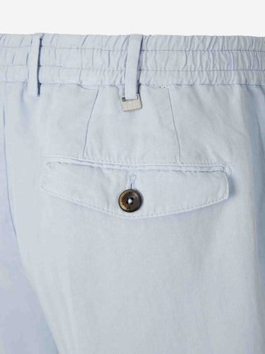 PT01 Hombre Barcelona Bermudas Casual Pinzas color Azul Celeste sku 523-001338 01 - Foto 4
