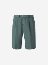 PT Torino Hombre Barcelona Bermudas Casual Pinzas color Verde Oscuro sku 523-001338 03 - Foto 1
