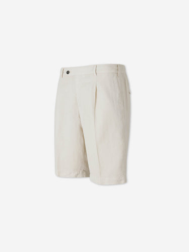 PT Torino Hombre Barcelona Bermudas Casual Pinzas color Beige sku 523-001338 04 - Foto 4